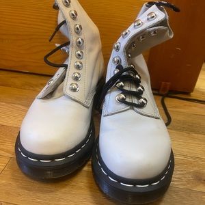 White Doc Martins
